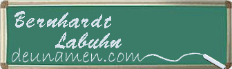 Bernhardt Labuhn Visitenkarte